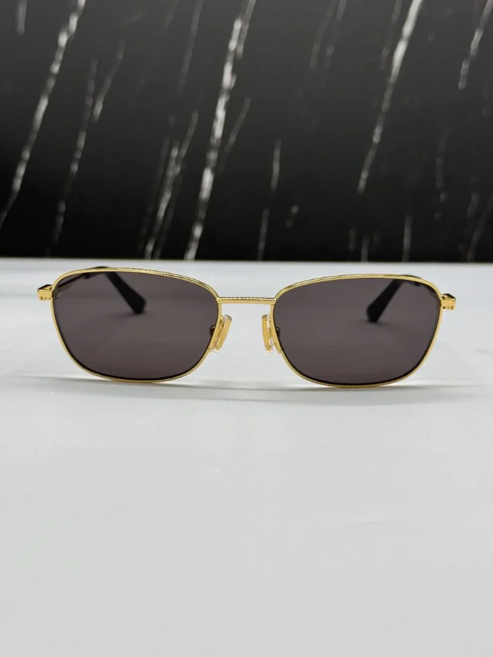 NEW BOTTEGA VENETA BV1300S 001 WOMEN GOLD SUNGLASSES